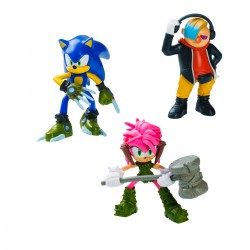 Набор игровых фигурок Sonic Prime – Доктор Не, Соник, Эми фото-2