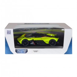 Автомодель - Aston Martin Valkyrie (жовтий, 1:18) фото-6