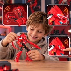 Фигурка с аксессуарами Dinoster - Лучио (свет, звук) фото-4