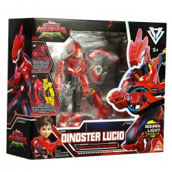 Фигурка с аксессуарами Dinoster - Лучио (свет, звук) фото-7