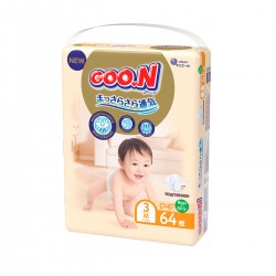Підгузки Goo.N Premium Soft для дітей (M, 7-12 кг, 64 шт) фото-4