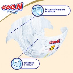 Підгузки Goo.N Premium Soft для дітей (M, 7-12 кг, 64 шт) фото-8