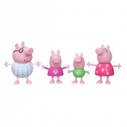 Набор фигурок Peppa - Дружная семья Пеппы, Пижамная вечеринка фото-1