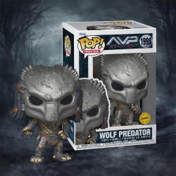 Ігрова фігурка Funko POP! серії Чужі проти Хижака S3 - Хижак (Wolf) (W/CH) фото-3