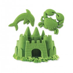 Пісок Для Дитячої Творчості - Kinetic Sand Color (Зелений) фото-1