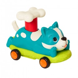 Машинка інерційна серії Лапкомобілі - Песик, колір бірюза