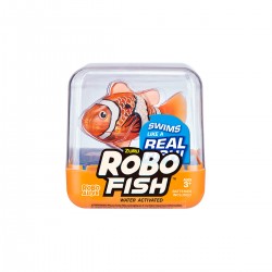 Интерактивная игрушка Robo Alive - Роборыбка (оранжевая) фото-8