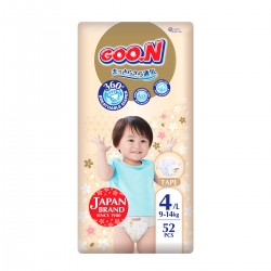 Підгузки Goo.N Premium Soft для дітей (L, 9-14 кг, 52 шт.) | kiddisvit