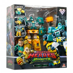 Игровой набор с роботом-трансформером Dinoster - Стего Трон фото-2