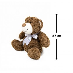 M'як. ігр. – Ведмідь (коричневий, з бантом, 27 cm) фото-2