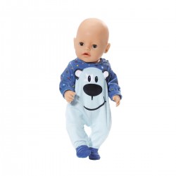 Одежда для куклы BABY BORN - СТИЛЬНЫЙ КОМБИНЕЗОН (голубой) фото-3