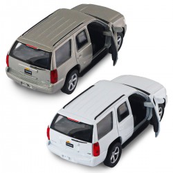 Автомодель - Chevrolet Tahoe 2008 (белый, серый) фото-2