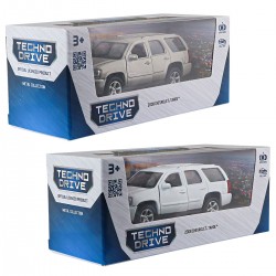 Автомодель - Chevrolet Tahoe 2008 (белый, серый) фото-6