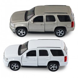 Автомодель - Chevrolet Tahoe 2008 (белый, серый) фото-8