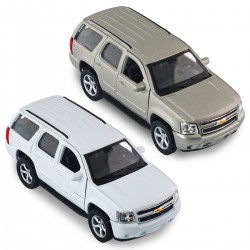 Автомодель - Chevrolet Tahoe 2008 (белый, серый) фото-13