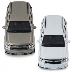 Автомодель - Chevrolet Tahoe 2008 (белый, серый) фото-14