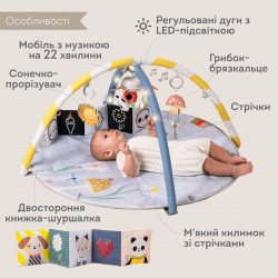 Развивающий музыкальный коврик с дугами – Солнечные ноты фото-4