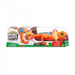 Інтерактивна іграшка Robo Alive - Оранжева плащоносна ящірка фото-9