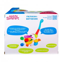 Игрушка-каталка Kiddi Smart – Пеликан-Затейник (украинский) фото-2