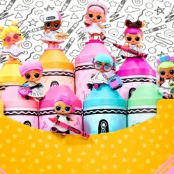 Игровой набор с куклой L.O.L. Surprise! серии Crayola – Цветнашки фото-2