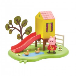 Игровой Набор Peppa - Игровая Площадка Пеппы с горкой и фигуркой фото-1