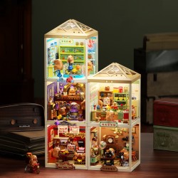 Конструктор JAKI серии Mini Super Town - Продуктовый магазинчик капибар фото-5