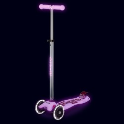 Самокат Micro серии Maxi Deluxe Glow LED - Сияюще-пурпурный фото-7