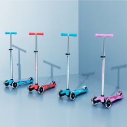 Самокат Micro серии Maxi Deluxe Glow LED - Сияюще-пурпурный фото-10