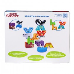 Обучающий игровой набор Kiddi Smart – Зверушки-пазлики фото-2