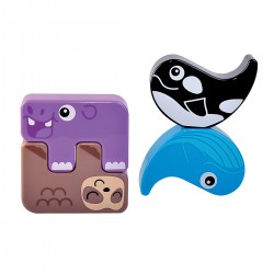 Обучающий игровой набор Kiddi Smart – Зверушки-пазлики фото-6