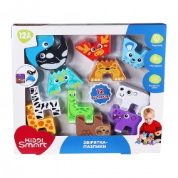 Обучающий игровой набор Kiddi Smart – Зверушки-пазлики фото-9