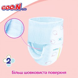 Трусики-подгузники Goo.N Plus для детей (XL, 12-20 кг, 38шт) фото-7