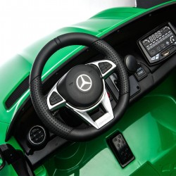 Дитячий электромобіль HarleyBella - Mercedes-Benz AMG GTR (зелений) фото-1