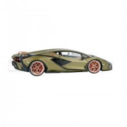 Автомодель - Lamborghini Sián FKP 37 (матовый зелёный металлик, 1:18) фото-9