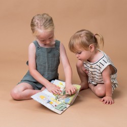 Развивающая мягкая книжка - Бизибук зайченка фото-2