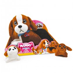 Мягкая игрушка серии Big Dog – Мама бигль с сюрпризом фото-1