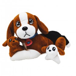 Мягкая игрушка серии Big Dog – Мама бигль с сюрпризом фото-4