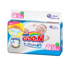 Підгузки Goo.N для немовлят до 5 кг колекція 2019 (SS, на липучках, унісекс, 36 шт) фото-3
