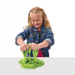 Песок Для Детского Творчества - Kinetic Sand Neon  (Зеленый) фото-2