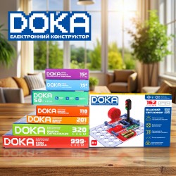 Конструктор електронний Doka 162 схеми фото-4