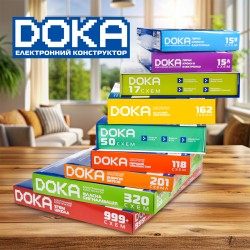 Конструктор електронний Doka 162 схеми фото-5