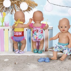 Одяг для ляльки BABY born - Святковий купальник S2 (із зайченям) фото-8