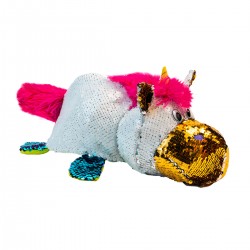 Мягкая Игрушка С Пайетками 2 В 1 - ZooPrяtki - Единорог-Дракон (30 Cm) фото-2
