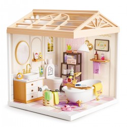 Конструктор-румбокс Mini House серії Інтер'єр – Ванна кімната (світло) фото-2