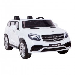 Детский электромобиль HarleyBella - Mercedes-Benz GLS 63 AMG (белый) фото-3