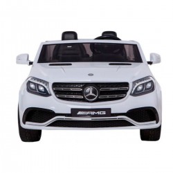 Детский электромобиль HarleyBella - Mercedes-Benz GLS 63 AMG (белый) фото-2