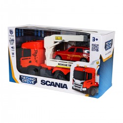 Игровой набор серии Big Truck – Эвакуатор Scania с машиной (свет, звук) фото-3