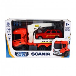Игровой набор серии Big Truck – Эвакуатор Scania с машиной (свет, звук) фото-4