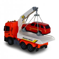 Игровой набор серии Big Truck – Эвакуатор Scania с машиной (свет, звук) фото-8
