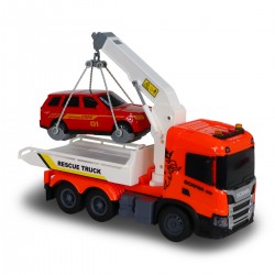Игровой набор серии Big Truck – Эвакуатор Scania с машиной (свет, звук) фото-11